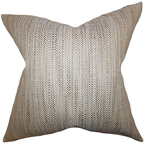 Das Kissen Collection Sebulon Kissenbezug, gewebt, Tan von The Pillow Collection