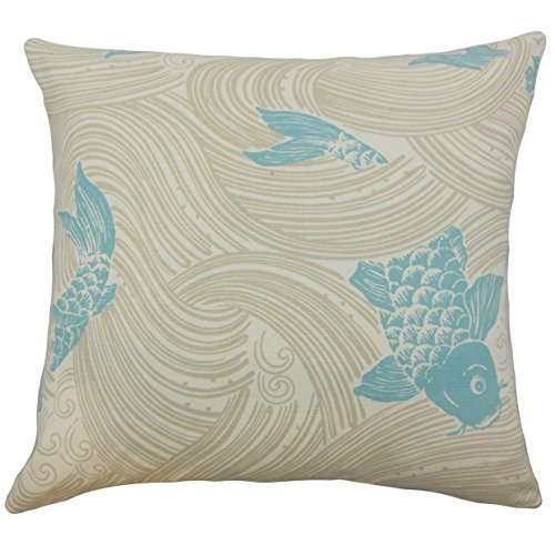 Das Kissen Collection ailies Graphic Kissenbezug, Tan von The Pillow Collection