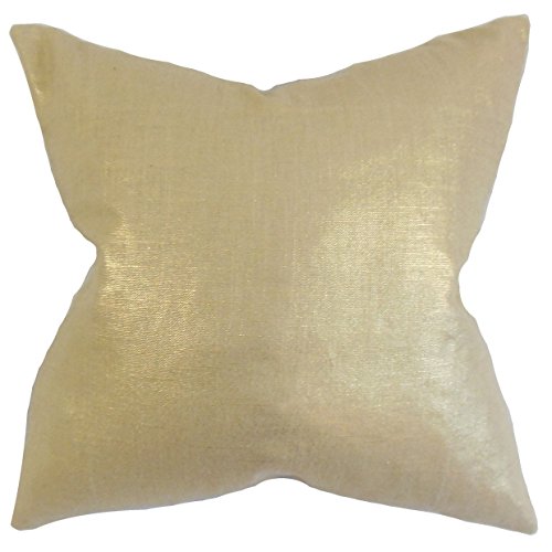 Das Kissen Kollektion Berquist Solides Kissenhülle Caramel, Tan von The Pillow Collection