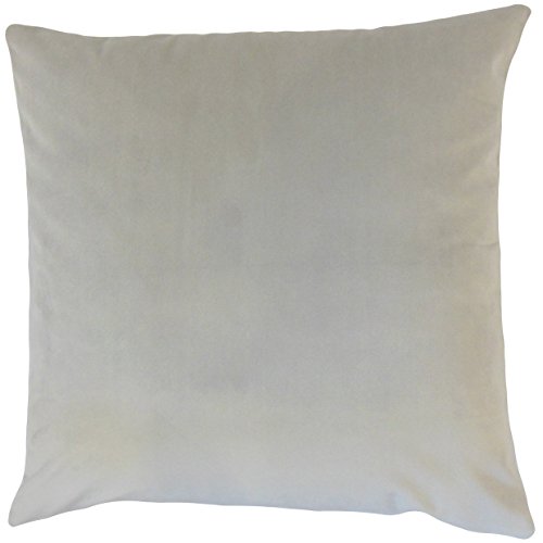 Das Kissen Kollektion Nizar Solides Kissenbezug Smoke, Light Gray von The Pillow Collection