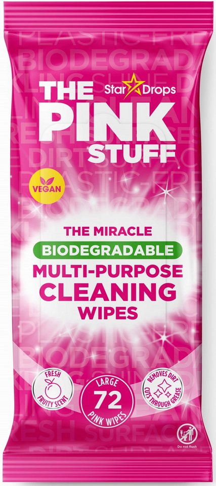 The Pink Stuff Multipurpose Wipes Reinigungstücher 72 stk. Reinigungstücher (72-tlg) von The Pink Stuff