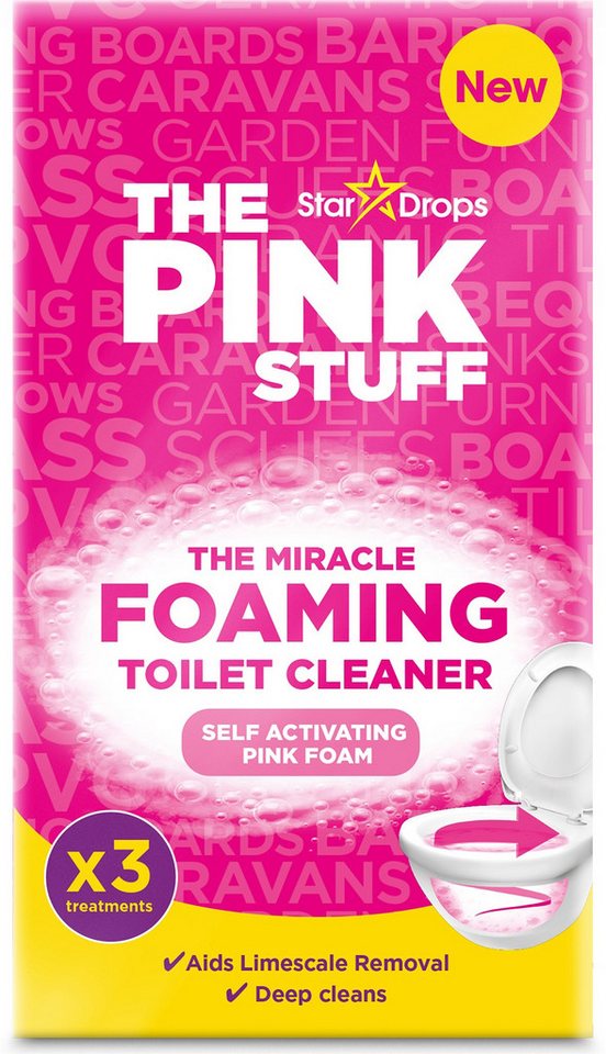 The Pink Stuff The Pink Stuff Miracle Foaming Toilet Cleaner WC-Reiniger (3-St) von The Pink Stuff