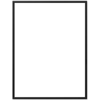The Poster Club - Bilderrahmen Aluminium schwarz, Echtglas, 70 x 100 cm von The Poster Club