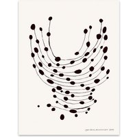 The Poster Club - Dancing Dots von Leise Dich Abrahamsen, 30 x 40 cm von The Poster Club ApS