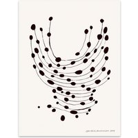 The Poster Club - Dancing Dots von Leise Dich Abrahamsen, 40 x 50 cm von The Poster Club ApS