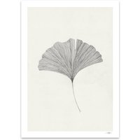 The Poster Club - Ginkgo Leaf von Ana Frois, 30 x 40 cm von The Poster Club ApS