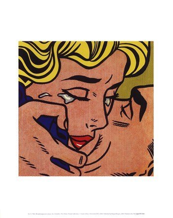 Kiss V, 1964 – Pop Art Poster von Roy Lichtenstein (11 x 14), The Poster Corp von The Poster Corp