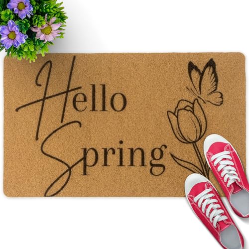 The Proper Pet Fußmatte mit Blumenmotiv, 76,2 x 43,2 cm, Frühlings-Fußmatten für Haustür, Fußmatten für den Außenbereich, Frühlingsmatte, Frühlingsmatte, Frühlingsteppiche von The Proper Pet