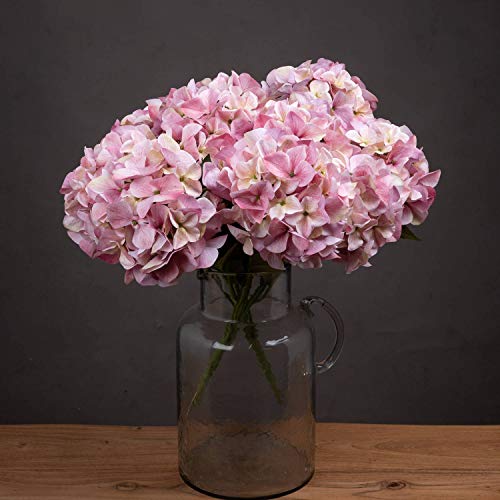 The Recipe Einzelne Stamm-Blumen, Kunststoff, Rosa, 35.28 cm von Hill Interiors