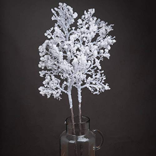 The Recipe Snow Branch, Silk, Weiss, 29.4 cm von Hill Interiors