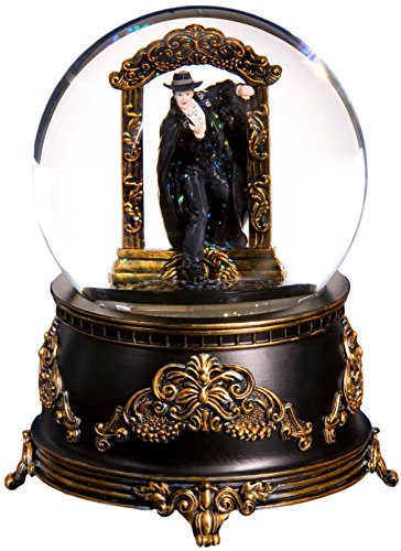 The San Francisco Music Box Company Phantom Stepping Through Mirror Water Globe von The San Francisco Music Box Company