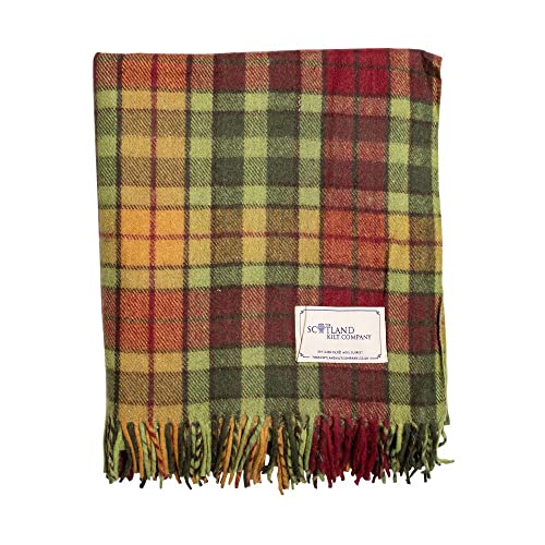 Bordüre Tweeds Picknick Reise Teppich Überwurf Wolle Tartan Schottische - Buchanan Herbst von The Scotland Kilt Company