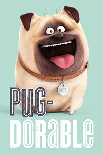 The Secret Life of Pets Pug-Dorable Maxi-Poster, Holz, Mehrfarbig von The Secret Life of Pets