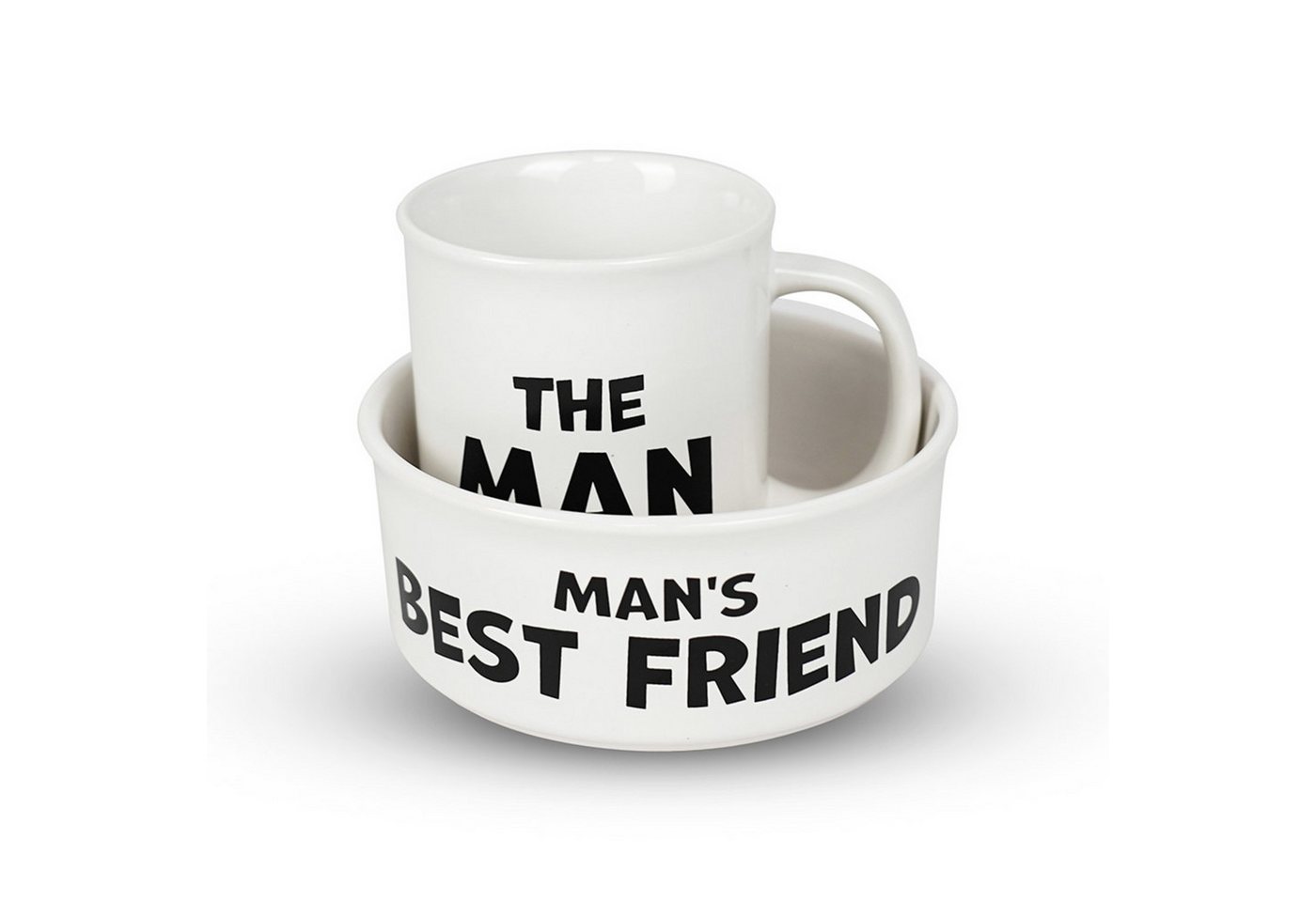 The Source Geschirr-Set Man's Best Friend Tasse & Futternapf Geschirrset The Source Geschirr-Set Man's Best Friend Tasse & Futternapf Geschirrset von The Source