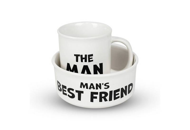 The Source Geschirr-Set Man's Best Friend Tasse & Futternapf Geschirrset von The Source