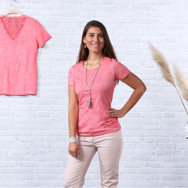 The Spirit of OM Spitzenshirts Flamingo von The Spirit of OM