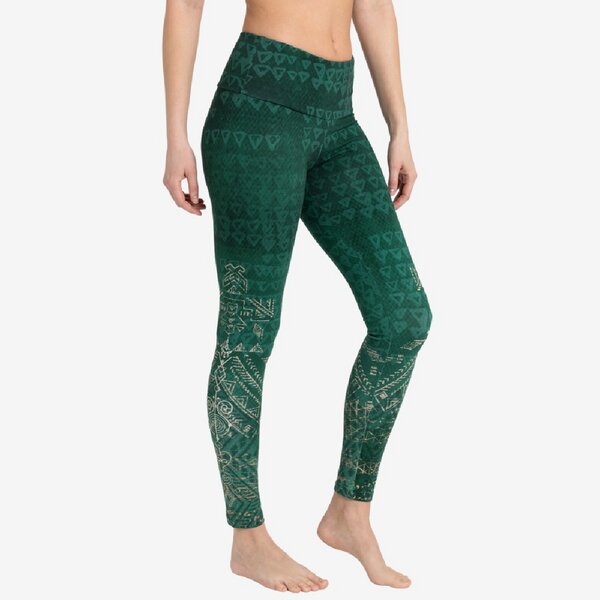 The Spirit of OM Yoga Legging Buddhi Smaragd Grün von The Spirit of OM