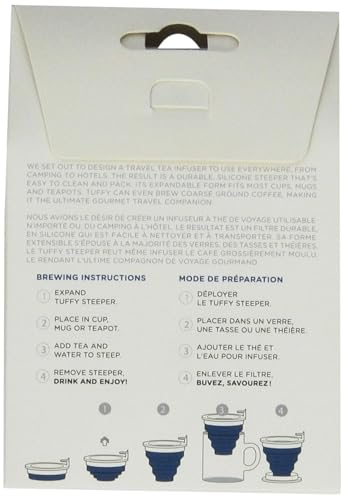 The TeaSpot Tuffy Steeper, Silicone Loose Tea Infuser, color: Blueberry, 3.2 Ounce Box von The Tea Spot