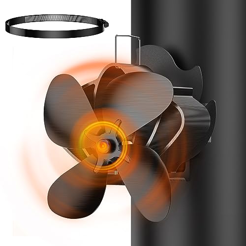 【Upgrade】 Kaminventilator Magnetisch,Ofenventilator Kaminventilator Ohne Strom,4 Flügel Leiser Kamin Ventilator Ofenventilator für Ofenrohr/Holz/Brennholz/Feuerstelle 【Upgrade】 Kaminventilator Magnetisch,Ofenventilator Kaminventilator Ohne Strom,4 Flügel Leiser Kamin Ventilator Ofenventilator für Ofenrohr/Holz/Brennholz/Feuerstelle von The Three Musketeers