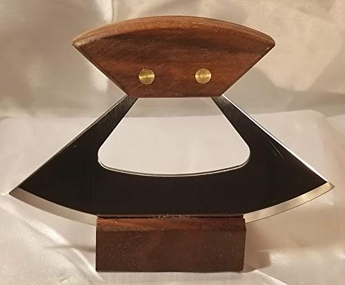 Alaska Ulu-Messer mit Walnussholzgriff und 15,2 cm Klinge Alaska Ulu-Messer mit Walnussholzgriff und 15,2 cm Klinge von The ULU Factory