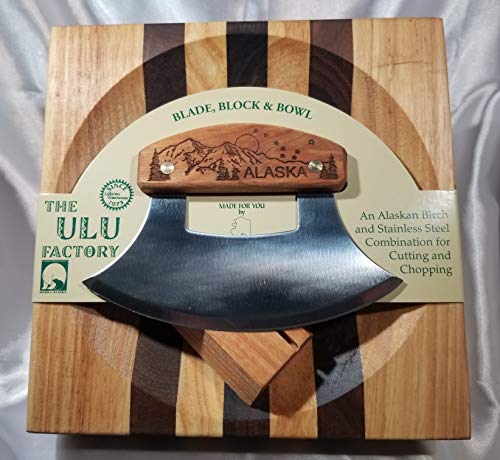Alaska Ulu Messer- und Schneidschüssel, in Box von The ULU Factory