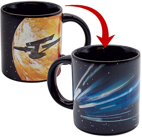 UPG Star Trek Warp Kaffeetasse | Nerd Tasse mit Thermoeffekt | Große 350 ml Becher | Geschenk für Trekkies | Hochwertig von The Unemployed Philosophers Guild