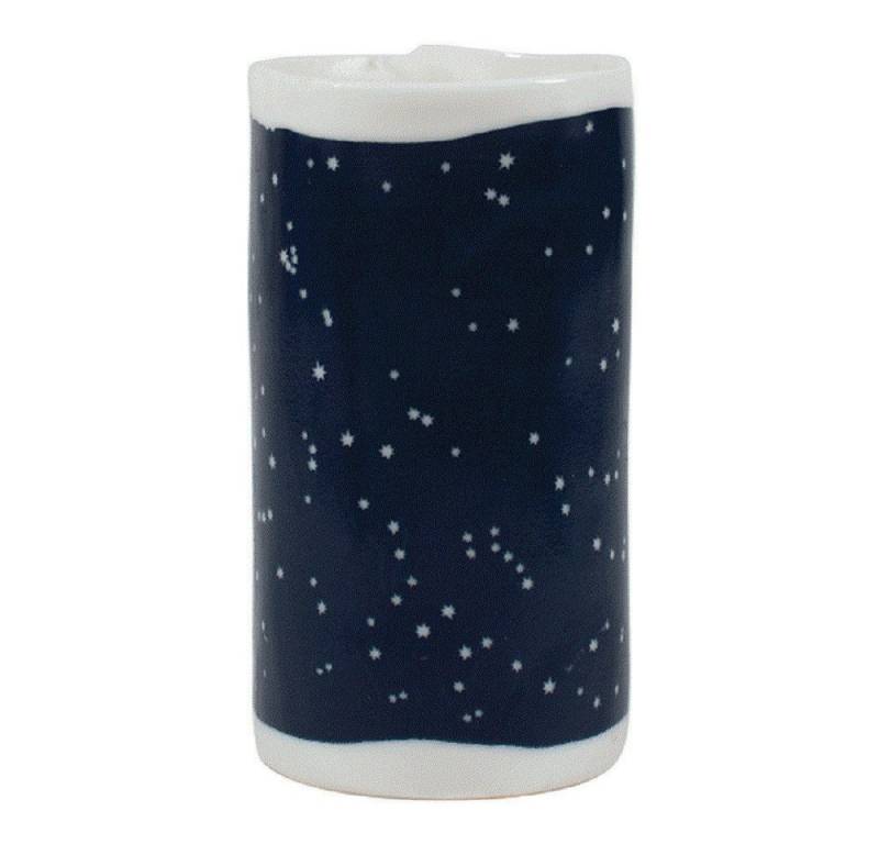 The Unemployed Philosophers Guild Teelichthalter T-Light (Keramik, 1 St., ca. Ø 5,5 x 10 cm), Thermochromie Farbwechsel von The Unemployed Philosophers Guild