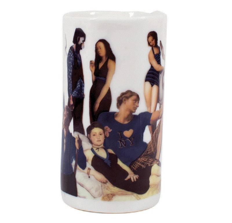 The Unemployed Philosophers Guild Teelichthalter T-Light (Keramik, 1 St., ca. Ø 5,5 x 10 cm), Thermochromie Farbwechsel von The Unemployed Philosophers Guild