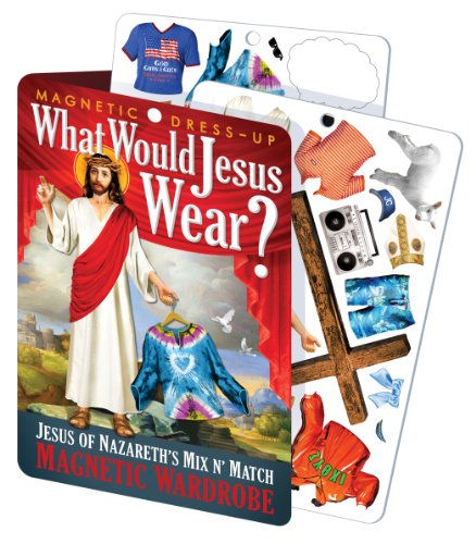 The Unemployed Philosophers Guild What Would Jesus Wear – Magnetisches Puppen-Spielset mit Jesus-Anziehpuppe von The Unemployed Philosophers Guild
