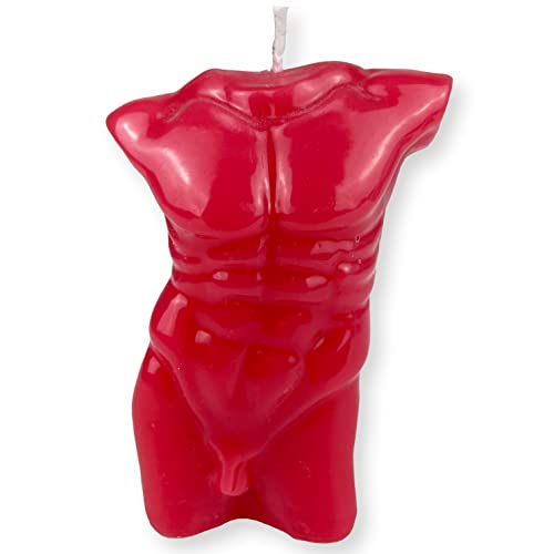 Body Candle Men red - Magische Kerze mit Ritual Anleitung - Voodoo, Hexerei - Sex, Partner und Potenz anziehen von The Voodoo Shop