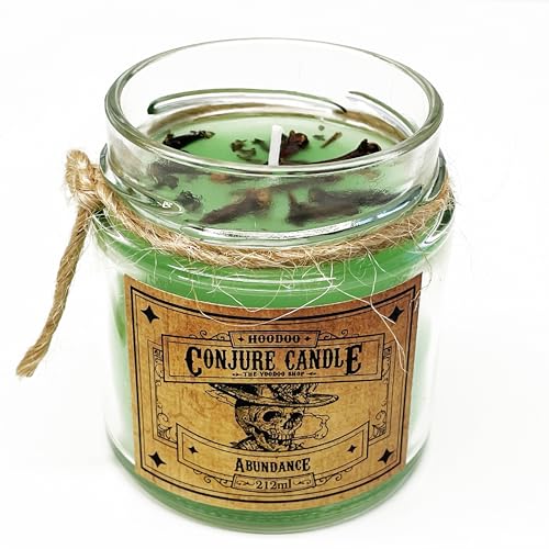 Conjure Candle Abundance - Magische Voodoo Kerze - Fülle - Wohlstand und Reichtum anziehen von The Voodoo Shop