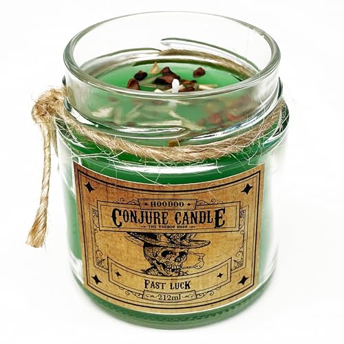 Conjure Candle Fast Luck - Magische Voodoo Kerze - Schnelles Glück - Glück und Wohlstand anziehen von The Voodoo Shop