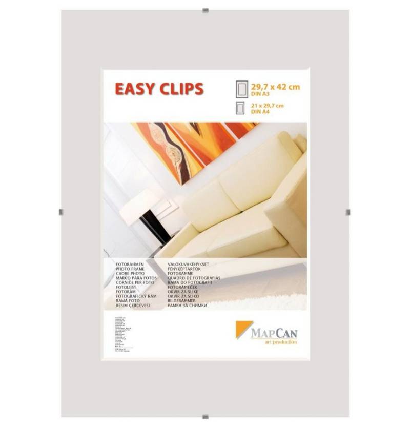 The Wall - the art of framing AG Bilderrahmen Cliprahmen Easyclips Normalglas 29,7 x 42 cm von The Wall - the art of framing AG