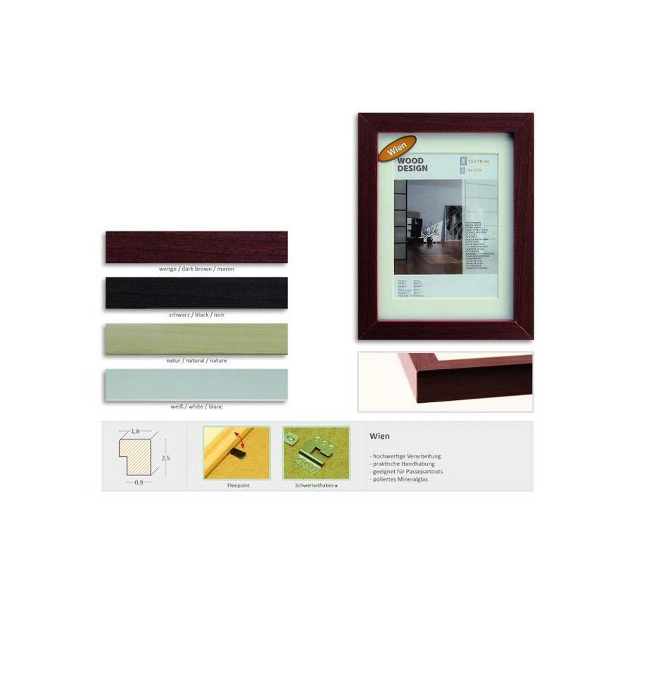 The Wall - the art of framing AG Bilderrahmen Holz Bilderrahmen Wien weiß, 30 x 40 cm The Wall - the art of framing AG Bilderrahmen Holz Bilderrahmen Wien weiß, 30 x 40 cm von The Wall - the art of framing AG