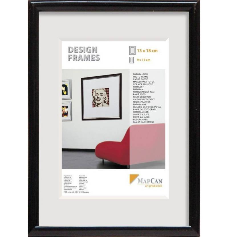 The Wall - the art of framing AG Bilderrahmen Kunststoff Bilderrahmen Design Frames schwarz, 50 von The Wall - the art of framing AG