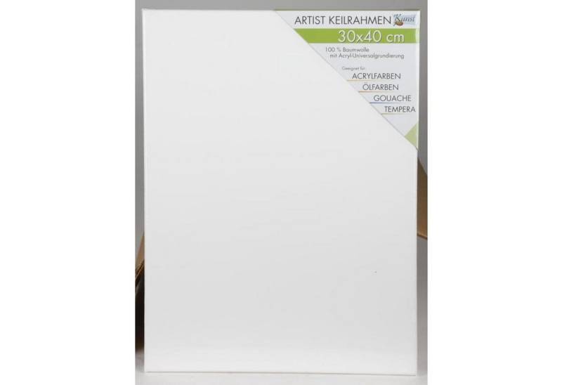 The Wall - the art of framing AG Keilrahmen Keilrahmen 30 x 40 cm Leinwand Künstlerbedarf Maltuch 100% Baumwolle von The Wall - the art of framing AG