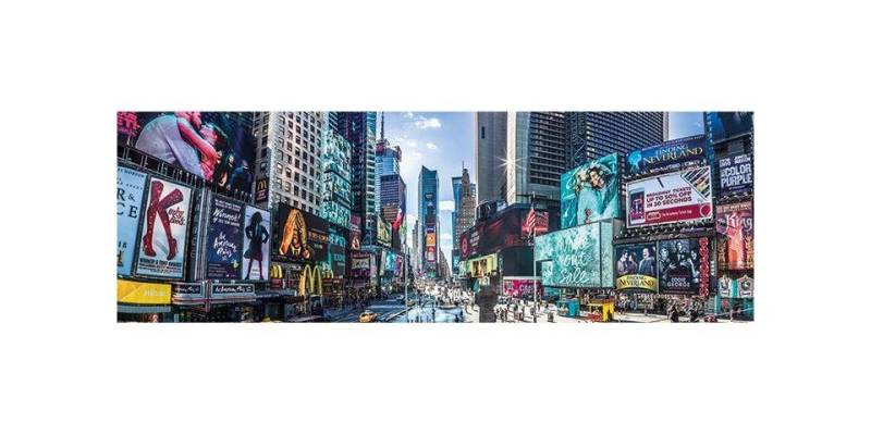 The Wall - the art of framing AG Wandbild Deco-Panel Bild - Time Square 90 x 29 cm, Städte von The Wall - the art of framing AG