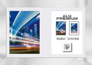 Aluminiumrahmen Quattro silber, 25 x 35 cm von The Wall