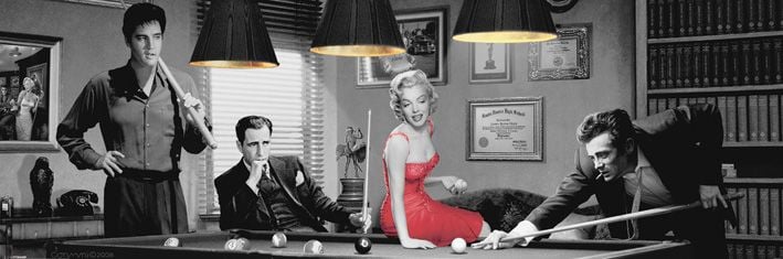 Deco-Panel Bild - Marilyn Monroe 90 x 29 cm von The Wall