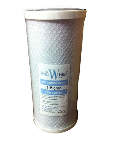 25,4 x 11,4 cm Carbon Block CTO Wasserfilter Kartusche 5 Mikron von The Water Filter Men
