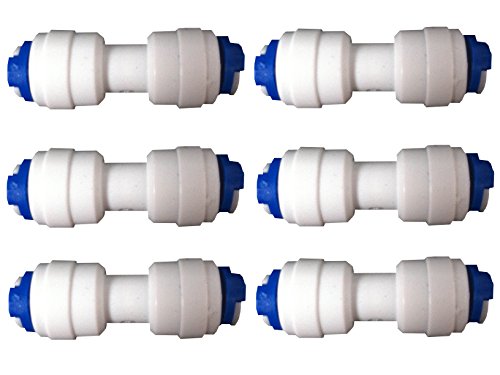 FRIDGE FREEZER WATER PIPE TUBING 1/4 TO 1/4 PUSHFIT FITTINGS - by The Water Filter Men von The Water Filter Men