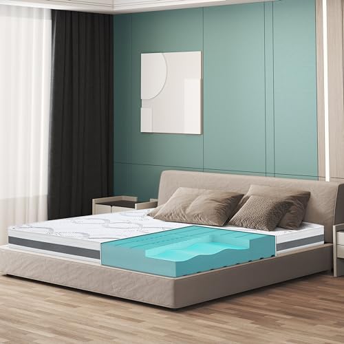 The White Stone Matratze 75 x 210 mit mittlerer Festigkeit | Höhe 16cm | Hypoallergener und atmungsaktiver Stoff | Orthopädische und selbstmodellierende Eigenschaften | Hergestellt in Italien von The White Stone