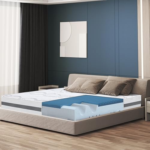 The White Stone Memory Foam-Matratze 200 x 240 | Höhe 22cm | Hypoallergener und atmungsaktiver Stoff | Orthopädische und selbstmodellierende Eigenschaften | Hergestellt in Italien The White Stone Memory Foam-Matratze 200 x 240 | Höhe 22cm | Hypoallergener und atmungsaktiver Stoff | Orthopädische und selbstmodellierende Eigenschaften | Hergestellt in Italien von The White Stone