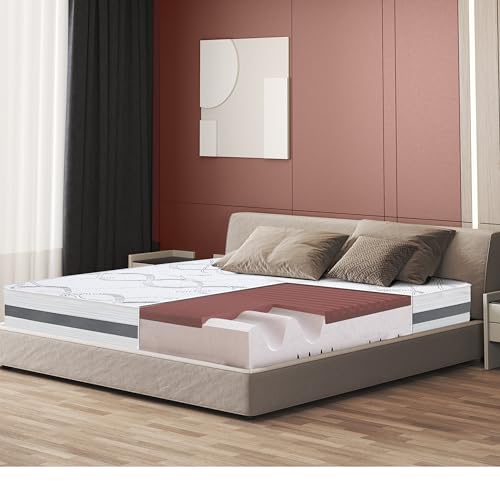 The White Stone Memory Foam-Matratze 220 x 220 | Höhe 27cm | Hypoallergener und atmungsaktiver Stoff | Orthopädische und selbstmodellierende Eigenschaften | Hergestellt in Italien The White Stone Memory Foam-Matratze 220 x 220 | Höhe 27cm | Hypoallergener und atmungsaktiver Stoff | Orthopädische und selbstmodellierende Eigenschaften | Hergestellt in Italien von The White Stone