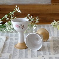 Vintage Keramikkelche Weinkelche Pierre D'aragon Quebec Keramik Vintage Keramikkelche Weinkelche Pierre D'aragon Quebec Keramik von The1608shop