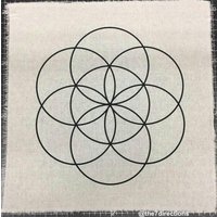 Sacred Geometry Usa Kostenlos Same Des Lebens Crystal Grid Altartuch 15 "Handbedrucktes Leinengitter Sacred Geometry Usa Kostenlos Same Des Lebens Crystal Grid Altartuch 15 "Handbedrucktes Leinengitter von The7Directions