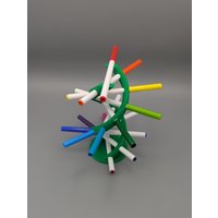 Dna Helix Molekül Stiftehalter - Stift Aufbewahrung, Schreibtischorganizer Und Absoluter Hingucker Auf Dem Schreibtisch von TheAmazingDonat