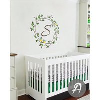 Benutzerdefinierte Monogramm Wandaufkleber Kinderzimmer Aufkleber Personalisierte Vinyl Wand Wandkunst -Ai002 von TheAmeliaDesigns