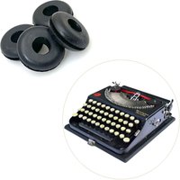 x4 Neue Gummifüße Für Remington No.1 Portable Typewriter Ersatzteil Vtg von TheAntikeyChop