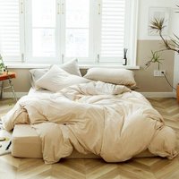 Luxus 100% Baumwolle Bettbezug Boho Bettwäsche Donna Bezug Wendebar Weiß Set von TheArtBoxStoreIN